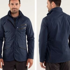 Lululemon Cadence 2 In 1 Blazer Black Men's Jacket Coat Sz Large Black